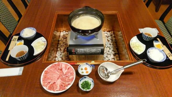 伊万里牛しゃぶしゃぶ付き温泉湯豆腐セットコースの外観